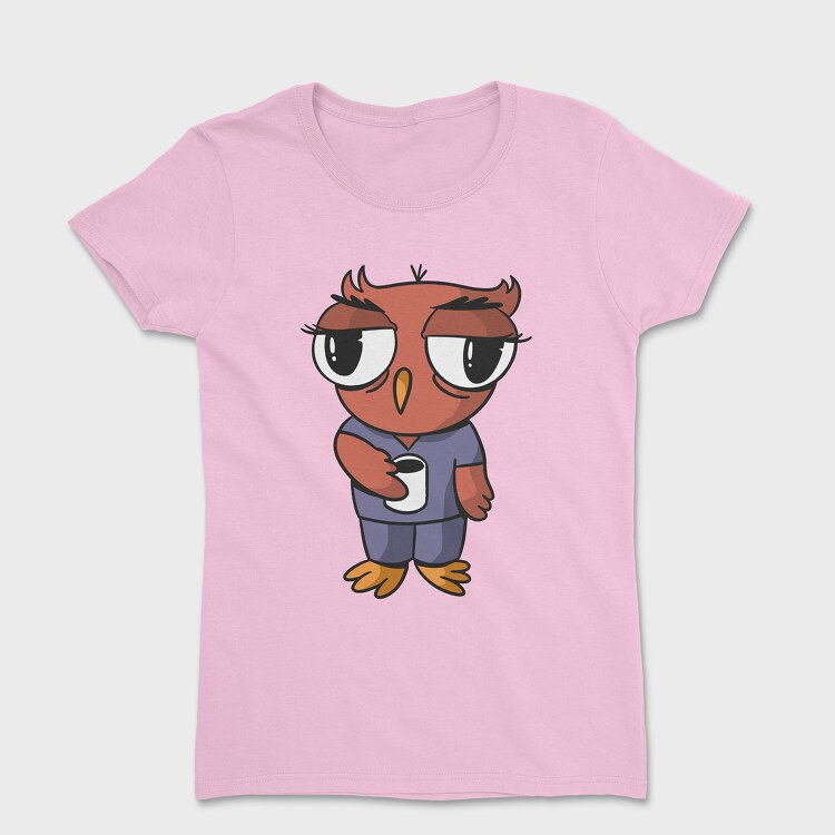 Tricou Femei, Owl Nurse