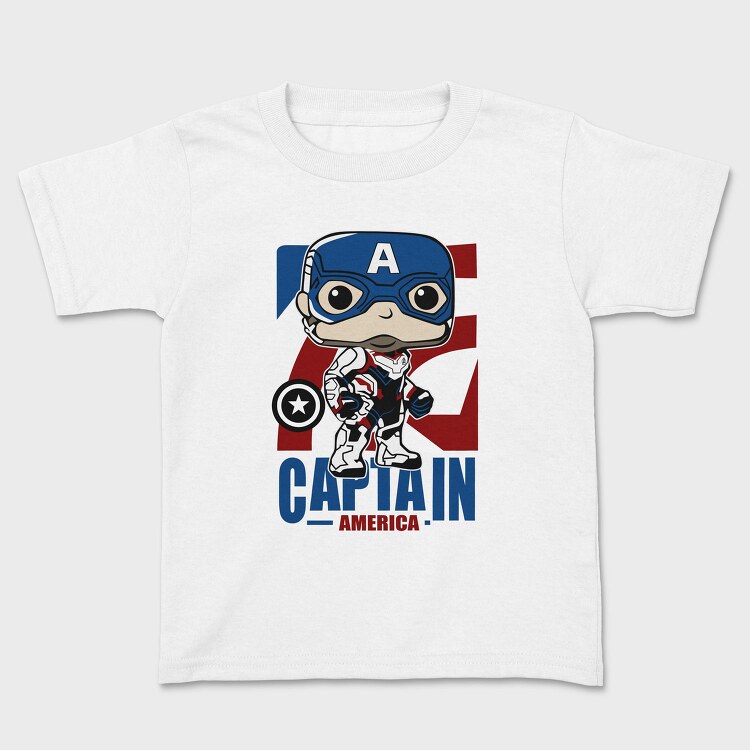 Captain America Pop Art, Tricou Copii