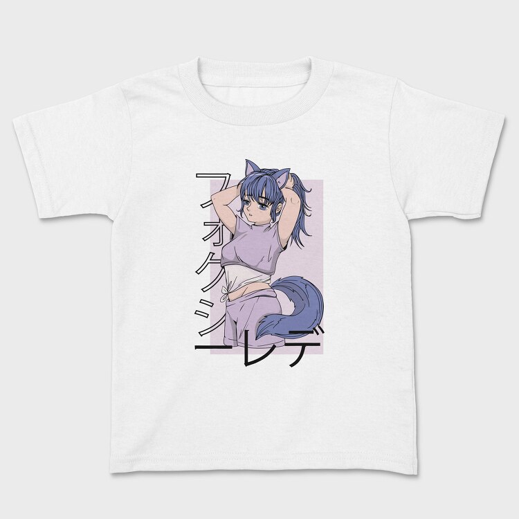 Cat Girl Tail, Tricou Copii