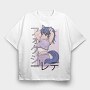 Cat Girl Tail, Tricou Oversize Barbati (Unisex)