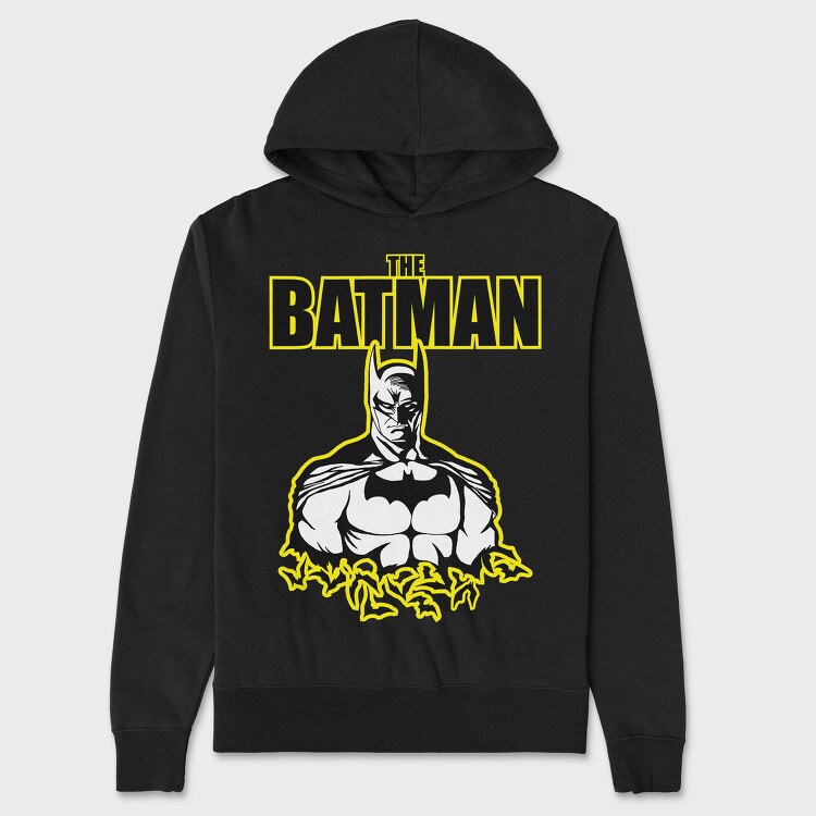 Batman Comic Style, Hanorac Oversize Barbati (Unisex)