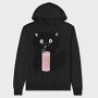 Black Cat Soda, Hanorac Oversize Barbati (Unisex)