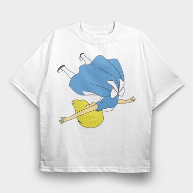 Bluebird Of Joy, Tricou Oversize Barbati (Unisex)