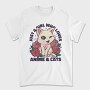 Cat Rose Anime, Tricou Barbati (Unisex)