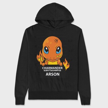 Charmander Mugshot, Hanorac Oversize Barbati (Unisex)