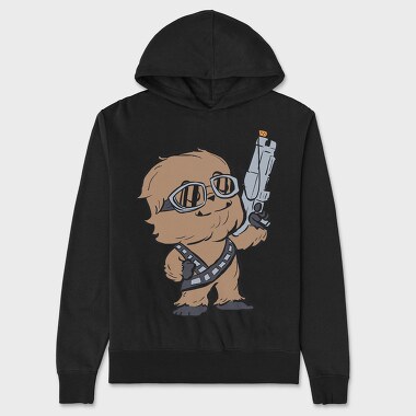 Chewbacca Cool Kid, Hanorac Oversize Barbati (Unisex)
