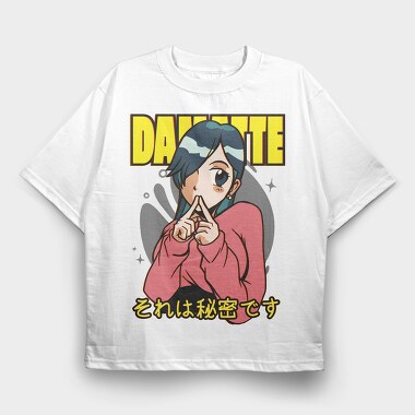 Dakimakura Secret, Tricou Oversize Barbati (Unisex)