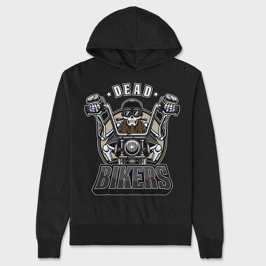 Dead Bikers, Hanorac Oversize Barbati (Unisex)