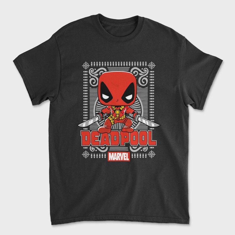 Deadpool Pop Art, Tricou Barbati (Unisex)