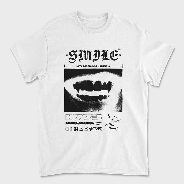 Smile 1, Tricou Barbati (Unisex)