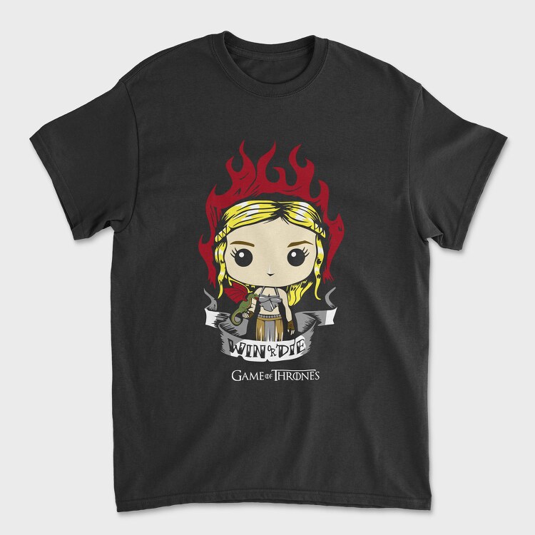 Fire Dragon Chibi, Tricou Barbati (Unisex)