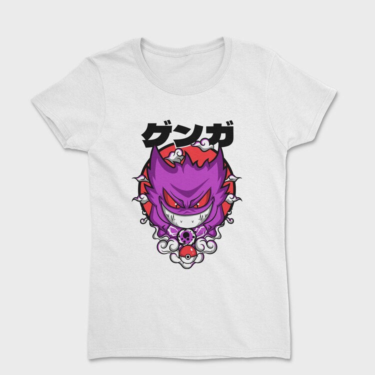 Gengar Ghostly Grin, Tricou Femei