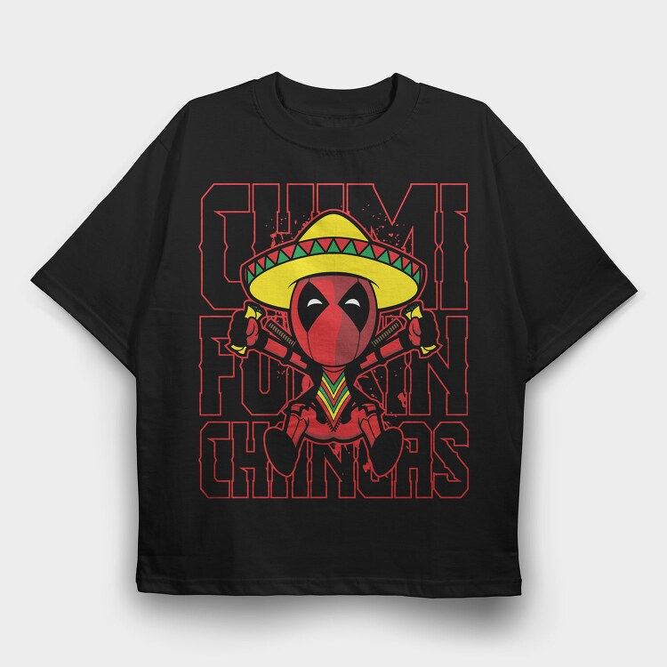 Guacamole Sombrero, Tricou Oversize Barbati (Unisex)