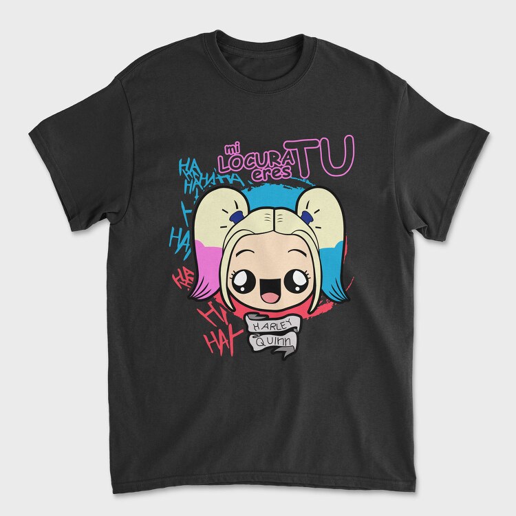 Harley Quinn Laughter, Tricou Barbati (Unisex)