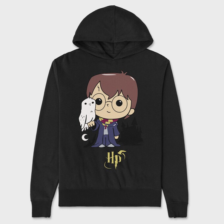 Harry Potter Owl Magic, Hanorac Oversize Barbati (Unisex)