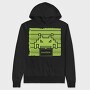 Invasion Maze, Hanorac Oversize Barbati (Unisex)