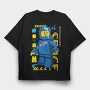 Lego Space Explorer, Tricou Oversize Barbati (Unisex)