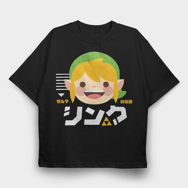 Link Smile Legend, Tricou Oversize Barbati (Unisex)