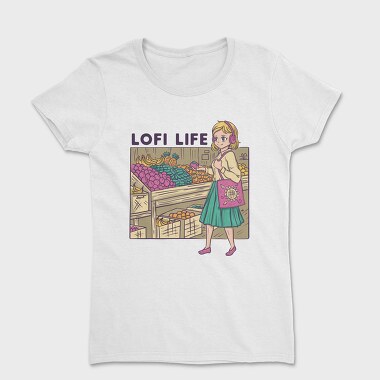 Lofi Market Life, Tricou Femei