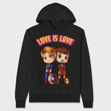 Love Is Love, Hanorac Oversize Barbati (Unisex)
