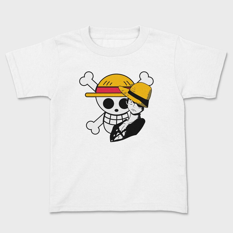 Luffy Pirate Hat, Tricou Copii