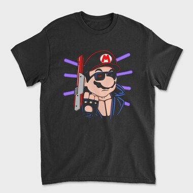 Mario Knife Scream, Tricou Barbati (Unisex)
