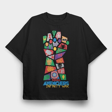 Marvel Avengers Infinity, Tricou Oversize Barbati (Unisex)