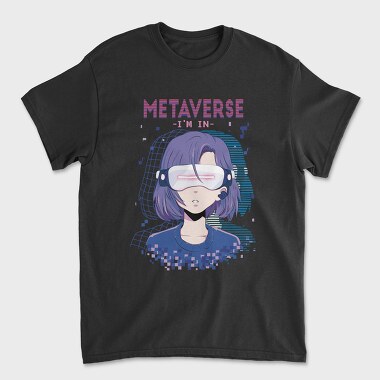Metaverse In, Tricou Barbati (Unisex)