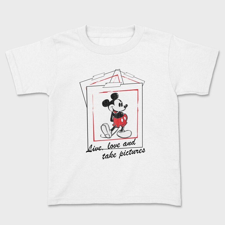Mickey Live Love, Tricou Copii