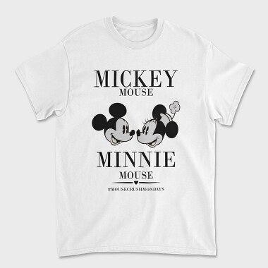 Mickey Minnie Mouse Love, Tricou Barbati (Unisex)