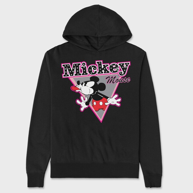 Mickey Mouse Star Burst, Hanorac Oversize Barbati (Unisex)