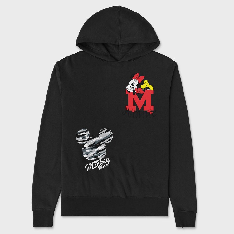 Minnie M Monogram, Hanorac Oversize Barbati (Unisex)