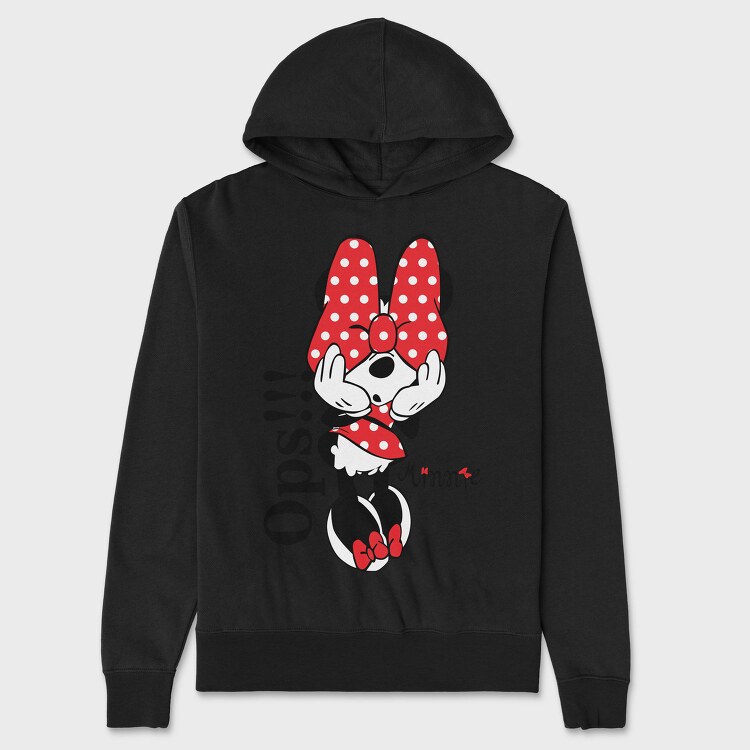 Minnie Ops Oops, Hanorac Oversize Barbati (Unisex)