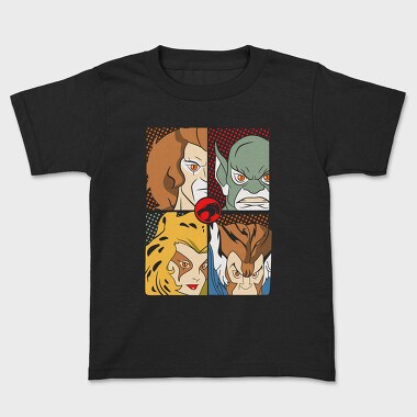 Neon Wolf Howl 10, Tricou Copii