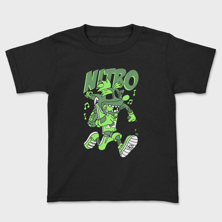 Nitro Green Monster, Tricou Copii