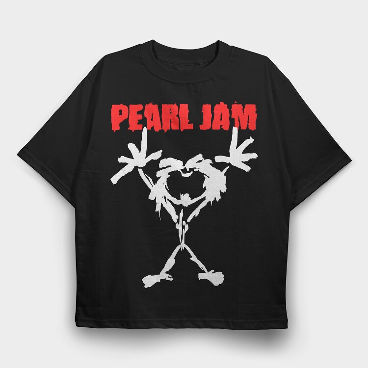 Pearl Jam Jam Jam, Tricou Oversize Barbati (Unisex)