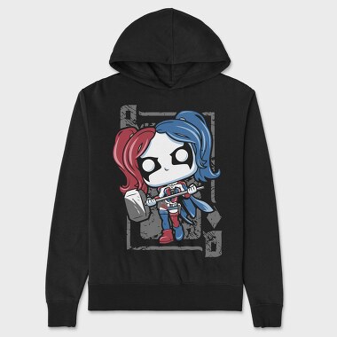 Pennywises Clown, Hanorac Oversize Barbati (Unisex)