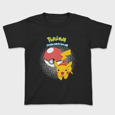 Pikachu Pokeball Catch, Tricou Copii