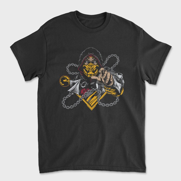 Pirate Chains Skull, Tricou Barbati (Unisex)