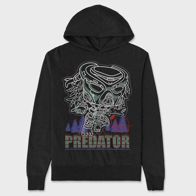 Predator Forest Hunt, Hanorac Oversize Barbati (Unisex)