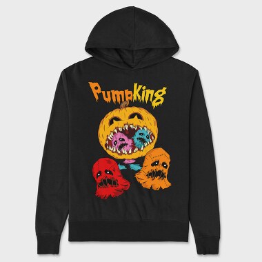 Pumpking Horror, Hanorac Oversize Barbati (Unisex)