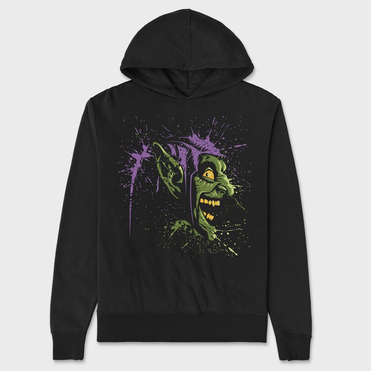 Purple Dragon Splash, Hanorac Oversize Barbati (Unisex)
