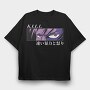 Purple Eyes Glare, Tricou Oversize Barbati (Unisex)