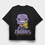 Purple Titan Thanos, Tricou Oversize Barbati (Unisex)