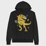 Puzzle Pie T Rex, Hanorac Oversize Barbati (Unisex)