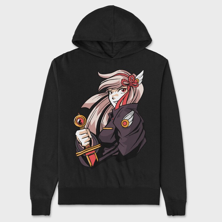 Red Eye Ninja, Hanorac Oversize Barbati (Unisex)