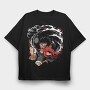 Red Panda Punch, Tricou Oversize Barbati (Unisex)