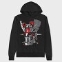 Red Skull Mask 1, Hanorac Oversize Barbati (Unisex)