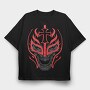 Red Skull Mask, Tricou Oversize Barbati (Unisex)