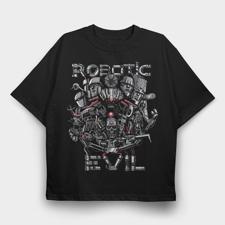 Robotic Revolution, Tricou Oversize Barbati (Unisex)